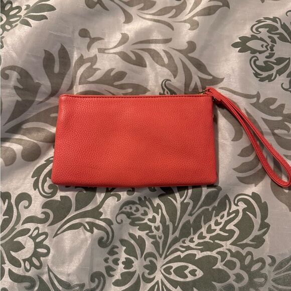 Charming Charlie Pink Clutch Wristlet Minimalist Design - Picture 1 of 5